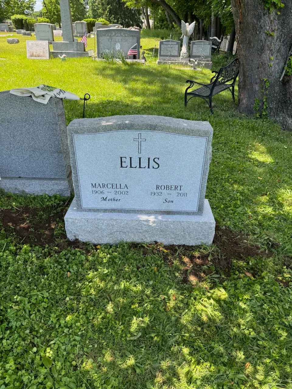 Granite Slant Headstone hand-carved by Slant Headstone Guide in NJ — image 4